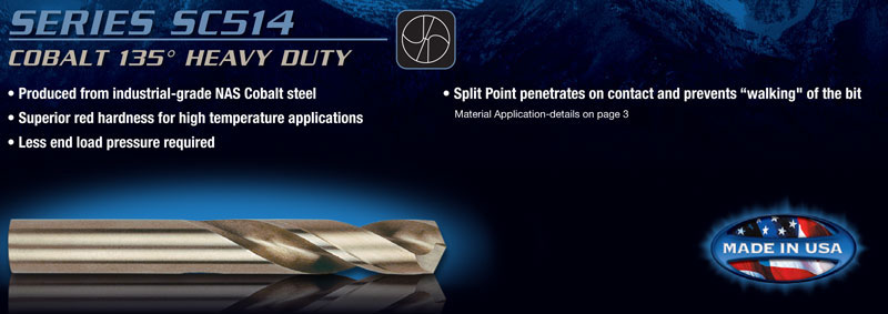 Cobalt Stub Drills