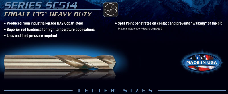 Cobalt Stub Drills