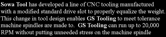 Sowa GS Tooling Benefits