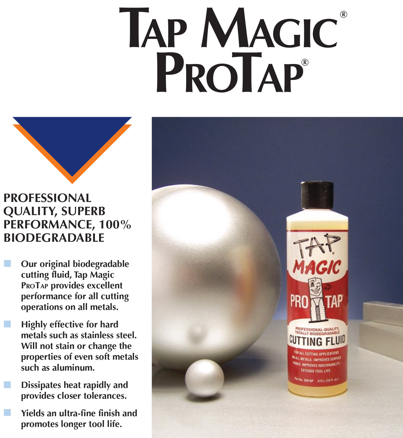 Tap Magic Cutting Fluid ProTap®30016P BioDegradable Eco Friendly 16oz