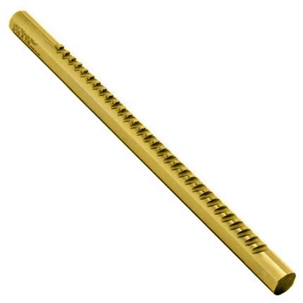 1/16" Keyway x 1/4" Bore Size Production Keyway Broach, TiN Coated