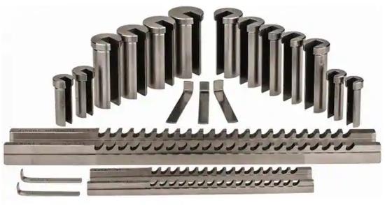 No. 70 Keyway Broach Set: 4mm & 5mm 'B1' + 6mm & 8mm 'C/III' Keyway Broaches  + 13 Collared Bushings
