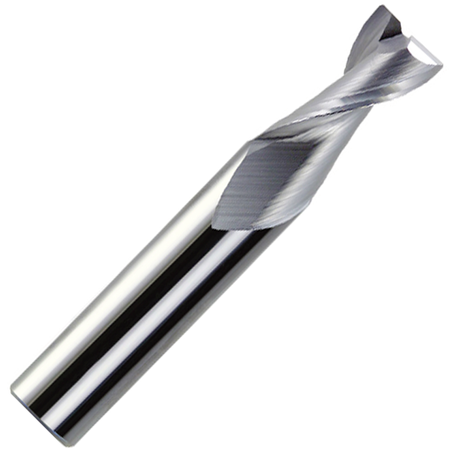 .030/" 3//8/" Diameter Stub Length 5 Flute Bright Melin Carbide End Mill Stainless