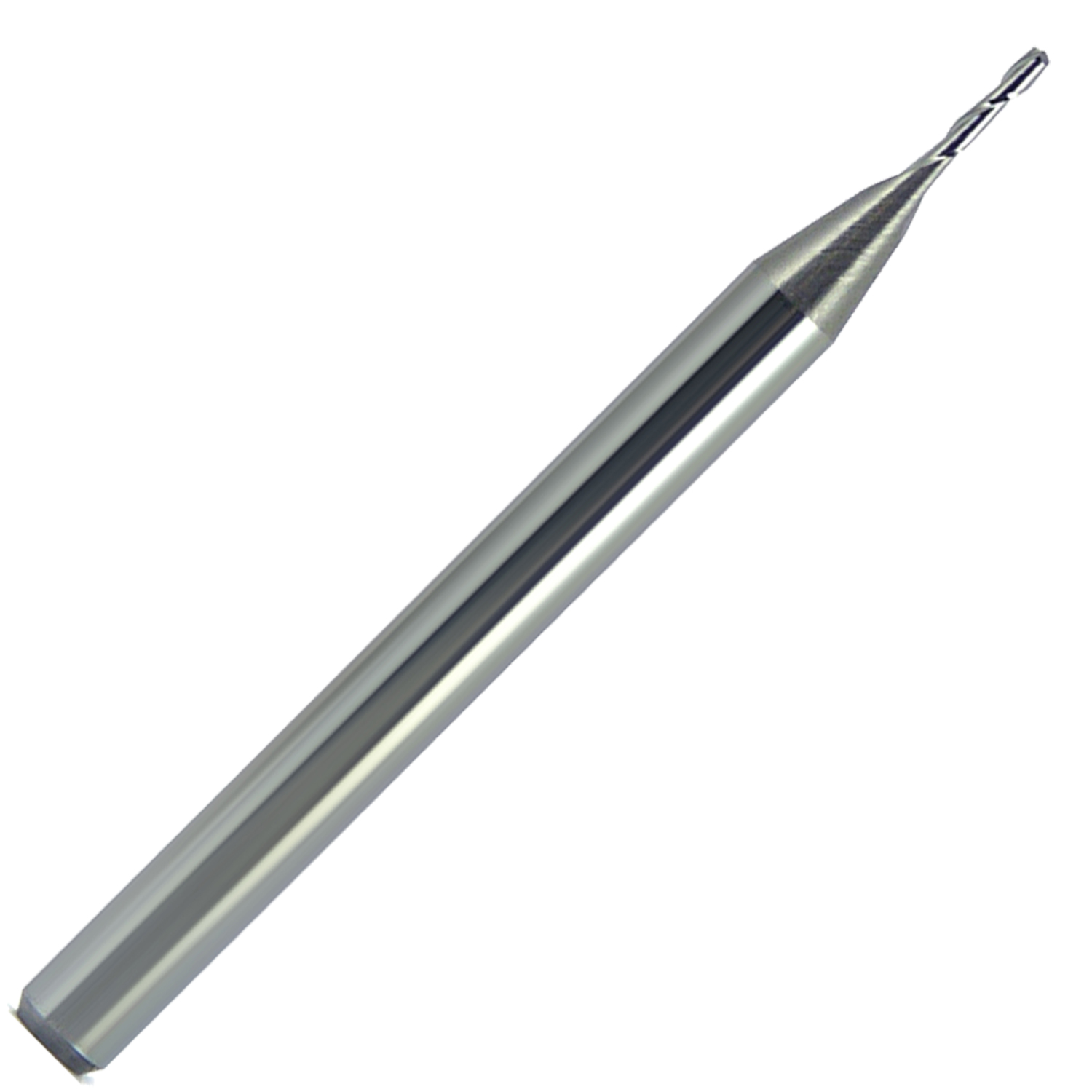 2pcs .054" Diameter Square End Standard Length 2FL Melin Carbide End Mill