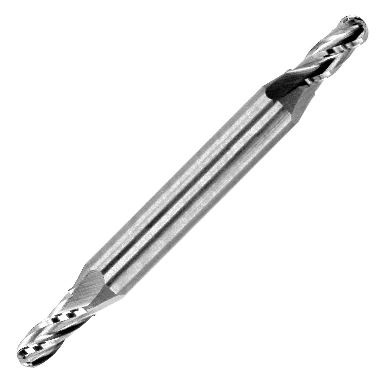 1//16/" 2 Flute Double End Ball Stub 30 Degree Carbide End Mill USA