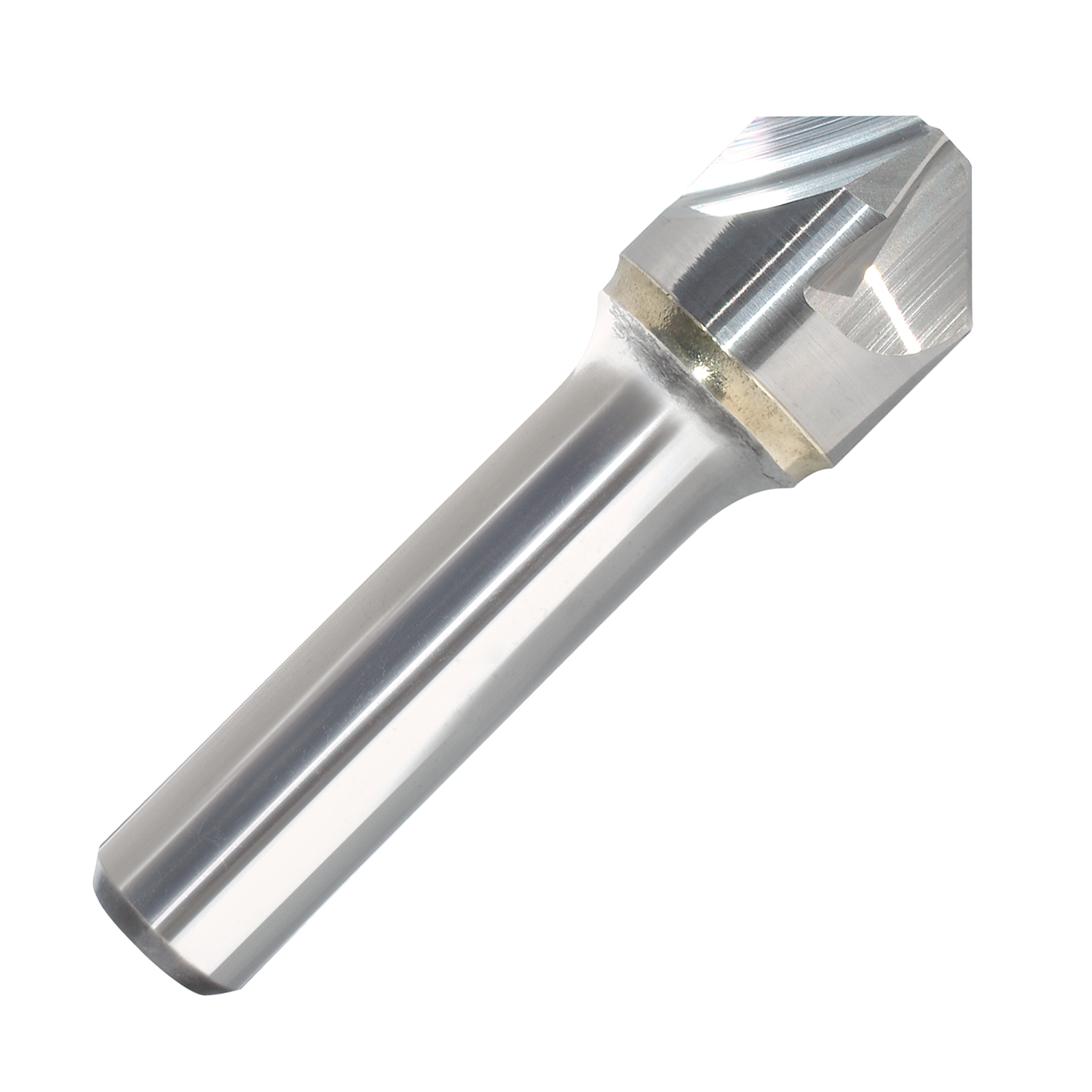 1//2/" x 82Deg Included Angle 6 Flute Carbide Countersink 1//4/"Shank