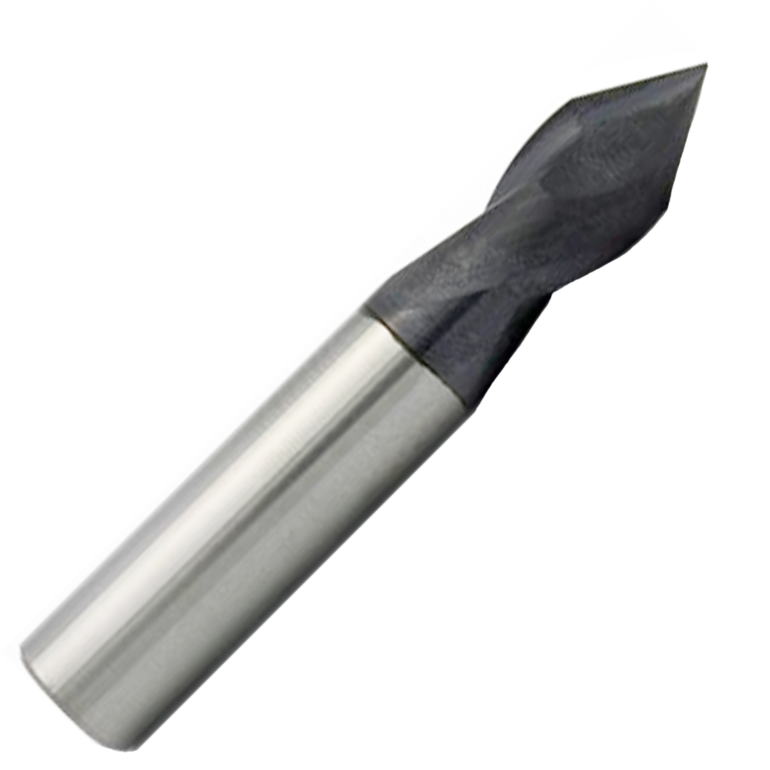 1//4/" Diameter x 90Deg Drill Point End Mill 2 Flute Cobalt Drill//Mill