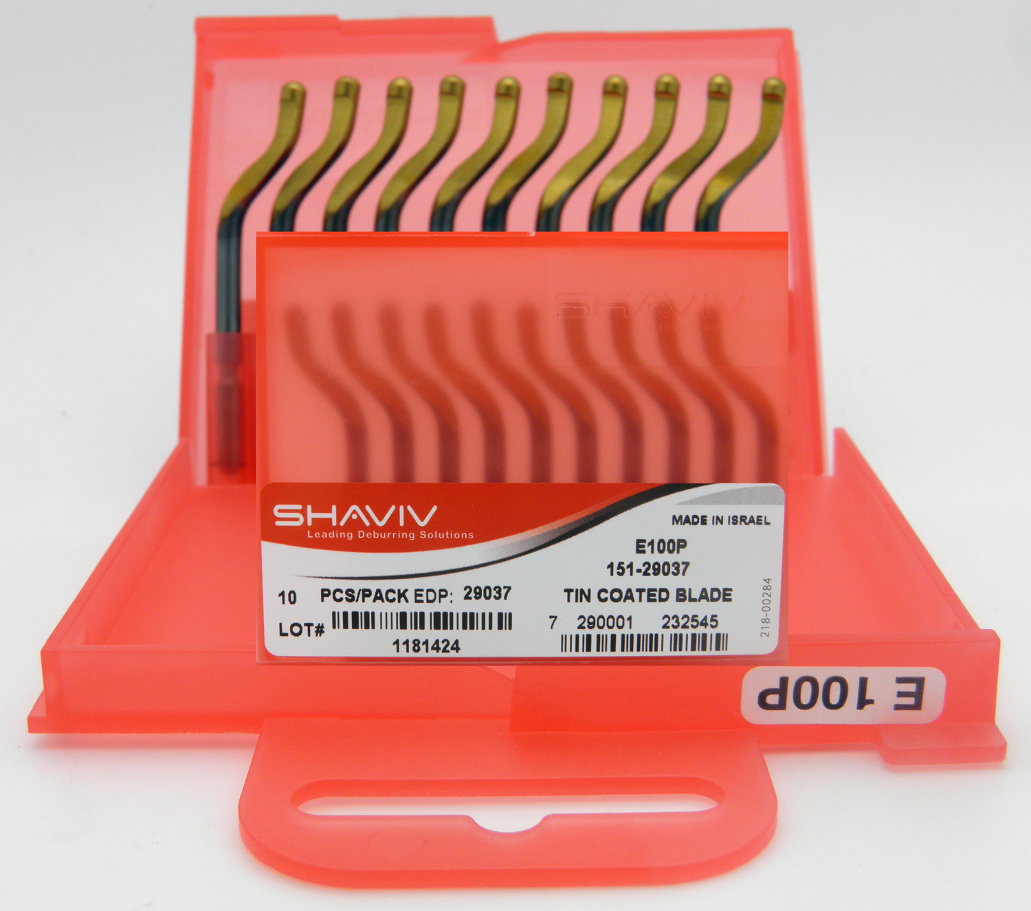 クリアランスsale!期間限定! SHAVIV E100ブレードTIN 151-29037
