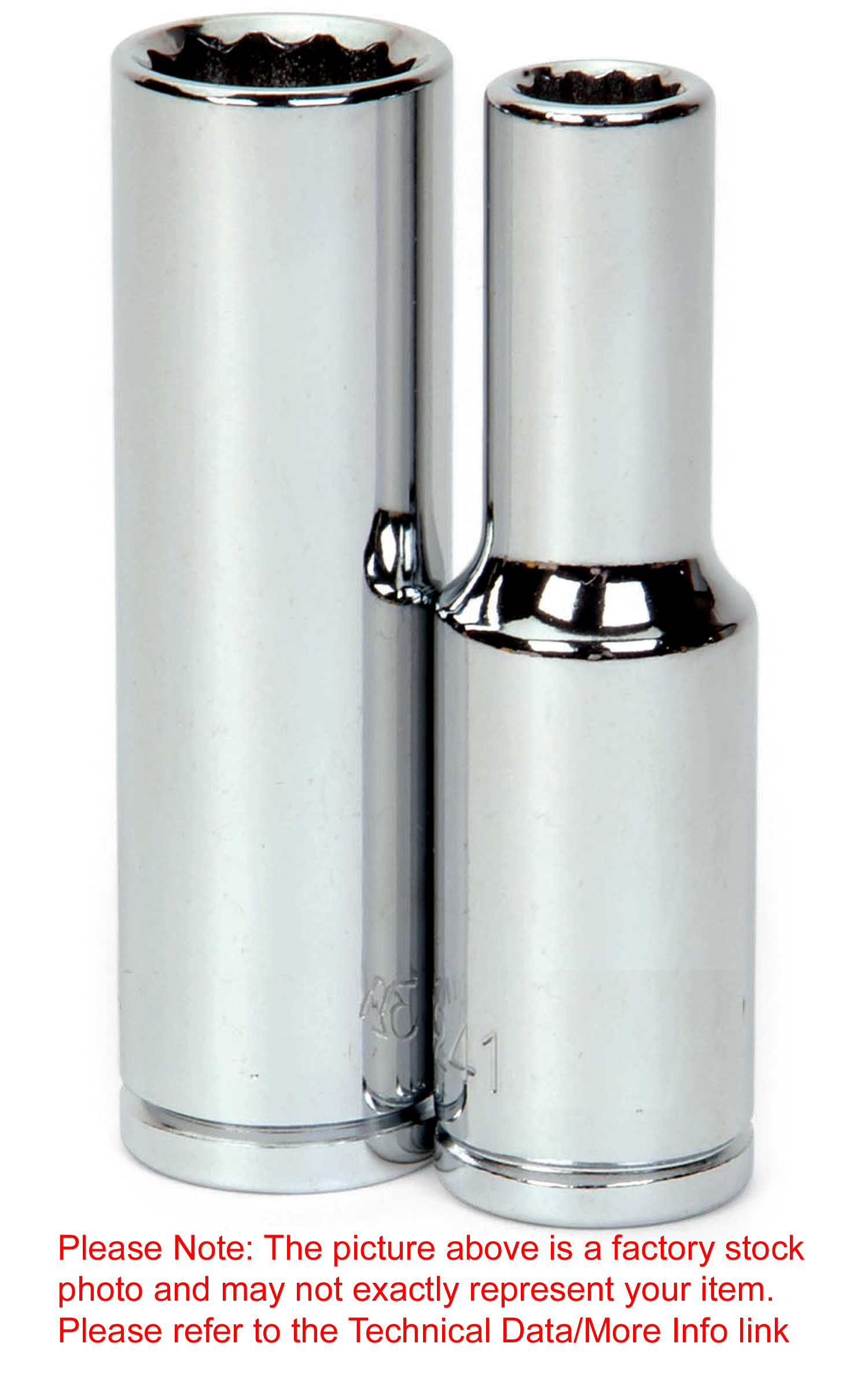 29mm Deep Supertorque Socket, 12 Point, 1/2