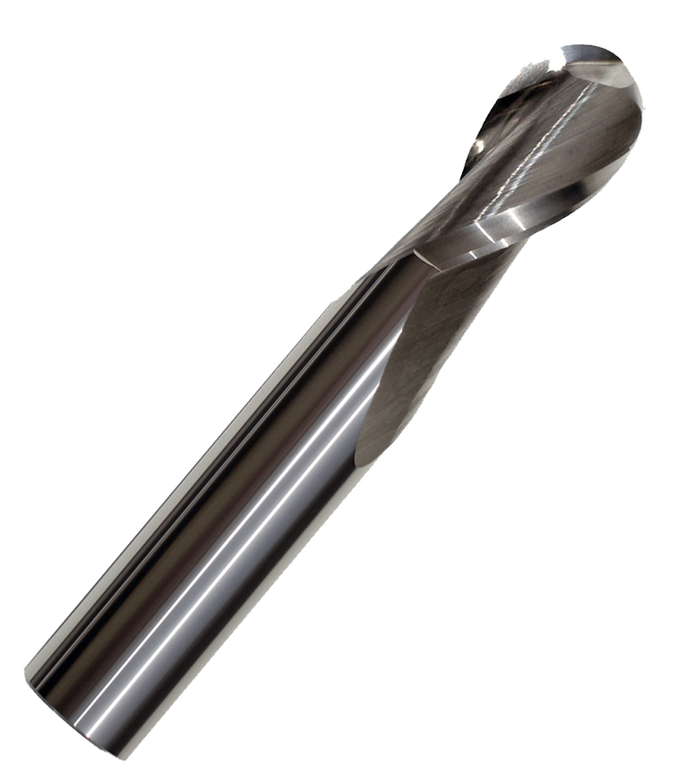 3//8 4 Flute Premium Carbide Single End Bright Uncoated End Mill Made in USA