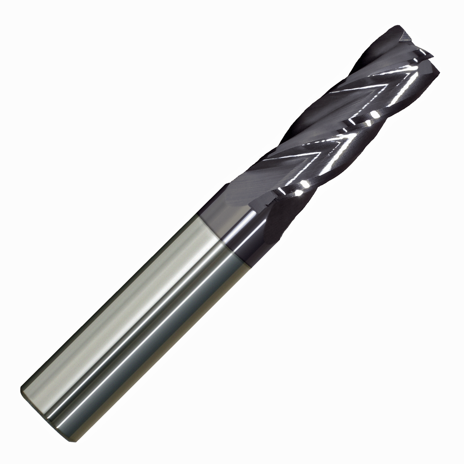 7//64/" 4 Flute Single End 30 Degree Carbide End Mill USA ALTiN Coated