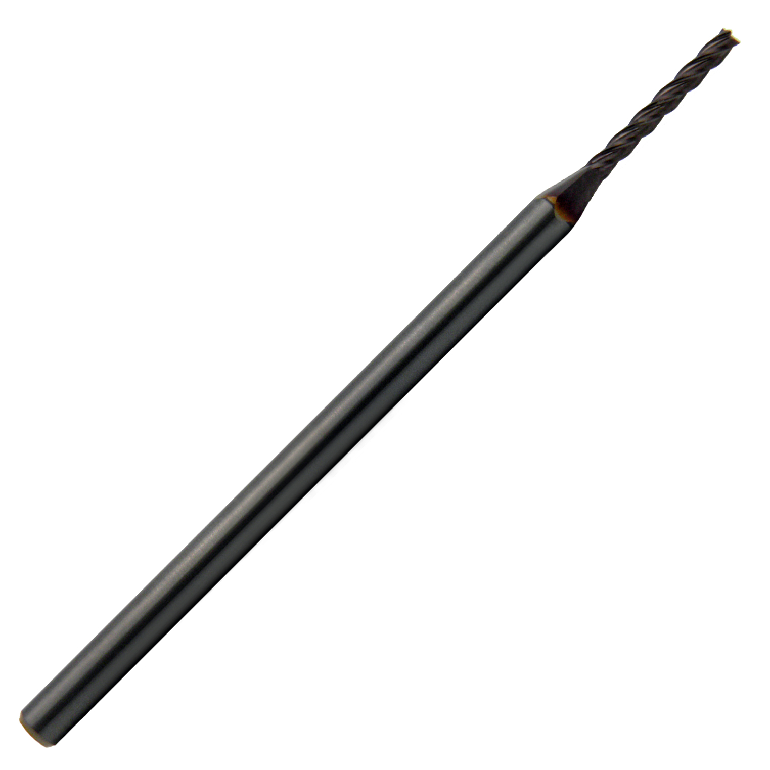 .100/" LOC 4 Flute Single End TiCN Carbide End Mill USA #42380 .020/" Diameter