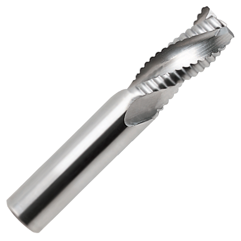 1.25/"LOC 5//8/" 3FL Square End 1.750/"Reach Coarse Tooth Carbide Rougher 30Deg