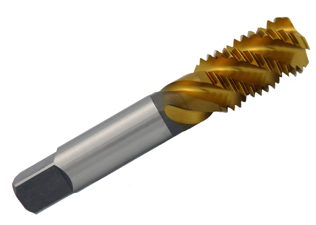 1/420 H3 3 Spiral Flute Bottoming Tap HSSV TiN Coated for Multi