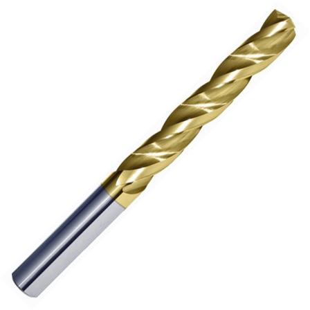 Jobber Length 3 Flute Solid Carbide TiN Coated Drills