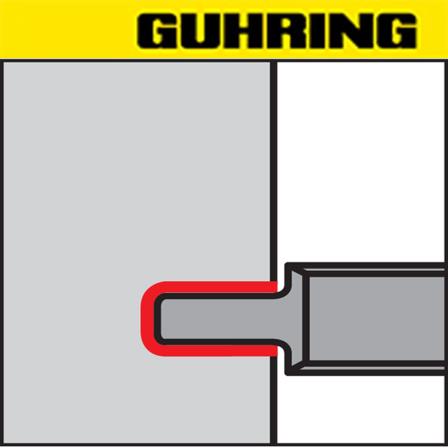 System 305 Face Grooving Inserts - Flat Bottom