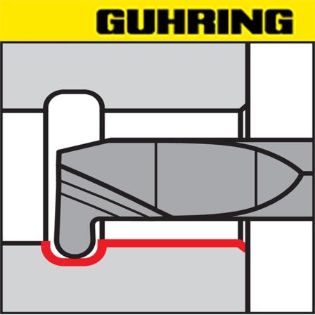 System 104, 106 & 108 Grooving Inserts - Full Radius