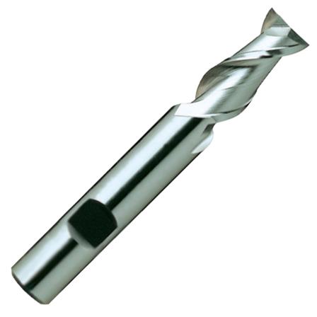 2 Flute 37° M-7 Hi-Helix High Speed End Mills for Aluminum (Quinco)