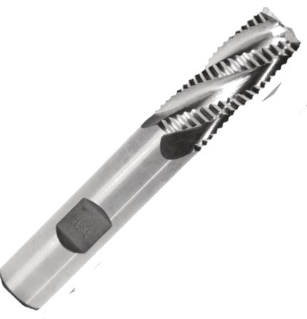 Roughing (Hog) Cobalt and High Speed Steel End Mills