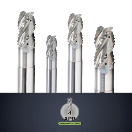 S-Carb-APR4: Advanced Productivity Roughers For Aluminum 4 Flute Coolant-Through