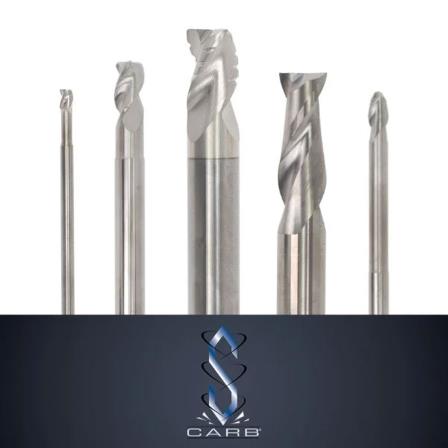 S-Carb: 2 & 3 Flute End Mills For Agressive Machining Aluminum, Non-Ferrous & Non-Metallics by SGS