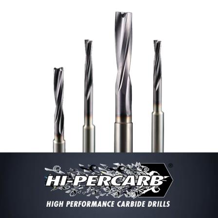 Hi-PerCarb® Series 136U/146U: Flat Bottom Carbide Drills For Use In Materials To HRc56, With & Without Coolant Holes