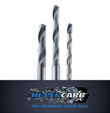 Hi-PerCarb® Series 142P: Coolant-Through 2 Flute Carbide Drills For Steels & Materials to HRc50