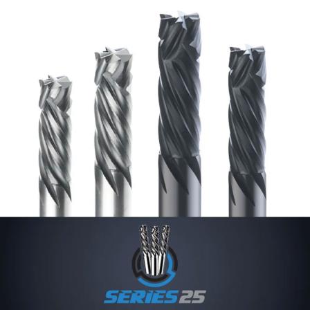 Series 25: Solid Carbide Compression Routers For CFRP & Composites