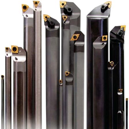 Indexable I.D. Boring, Grooving & Threading Insert Bars, Round Shank