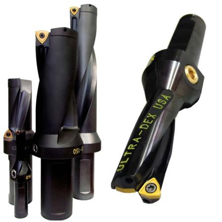 Drills, UD 926 2XD, 2.5XD & 4XD - Use WCMT or WCMX Inserts