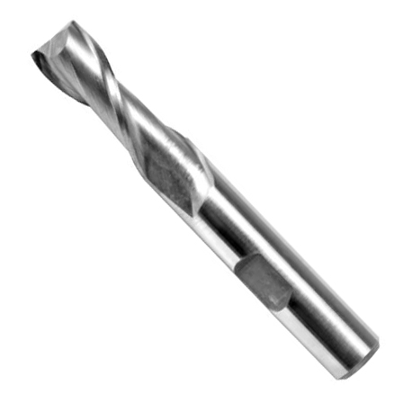 2 Flute Single Square End