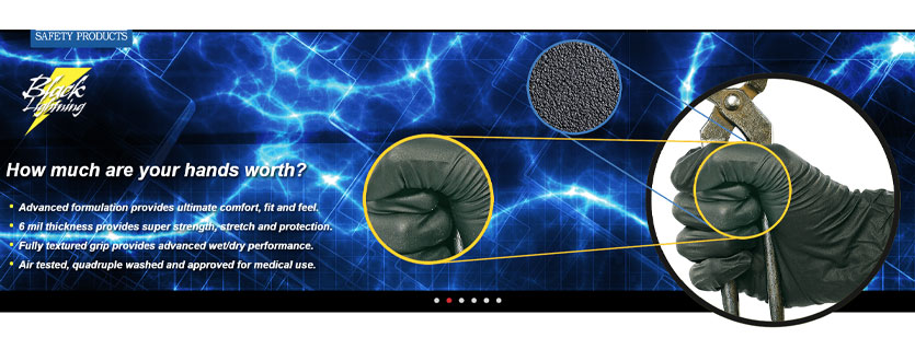 Black Lightning Gloves