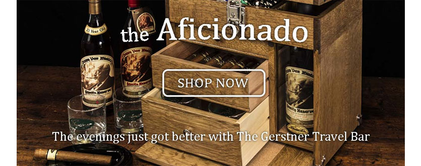 Gerstner USA The Aficionado Wood Travel Bar Gerstner USA The Aficionado Wood Travel Bar