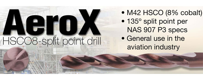 Guhring AeroX Cobalt Hi-Performance Drills for the Aviation Industry Guhring AeroX Cobalt Hi-Performance Drills for the Aviation Industry