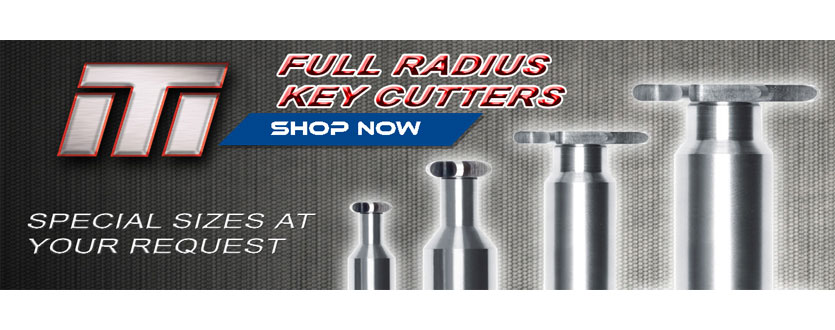 Full Radius Carbide Keyseat Cutters
