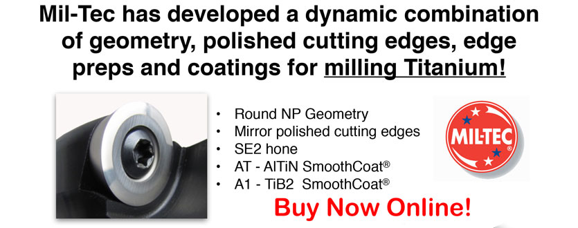 Mil-Tec Round Inserts for Titanium Mil-Tec Round Inserts for Titanium