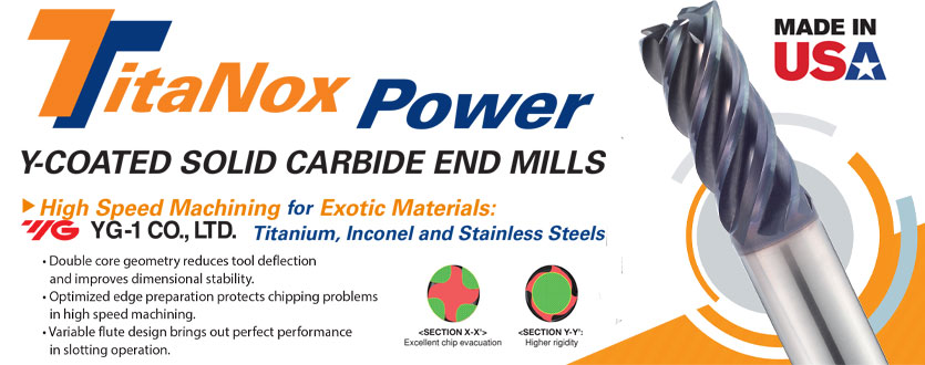 Titanox Power High Performance Carbide End Mills Titanox Power High Performance Carbide End Mills