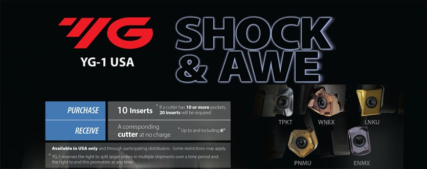 YG-1 Shock and Awe Promotion YG-1 Shock and Awe Promotion