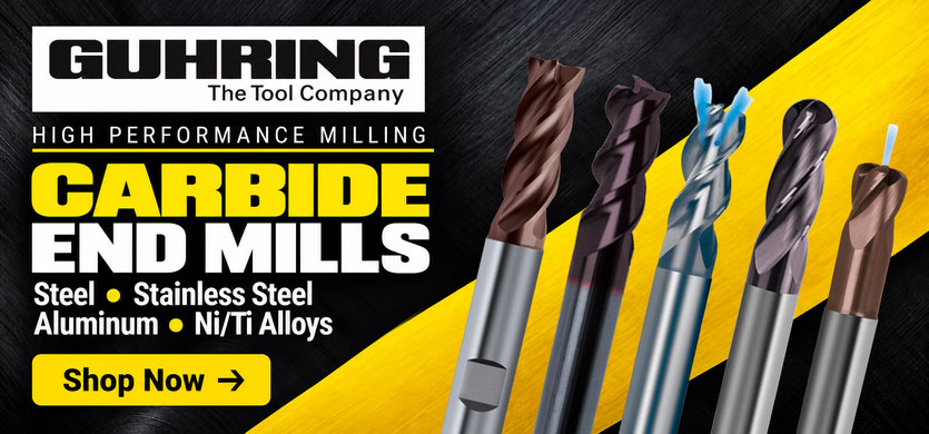 Guhring carbide drills and end mills premium German quality cutting tools with CNC machining