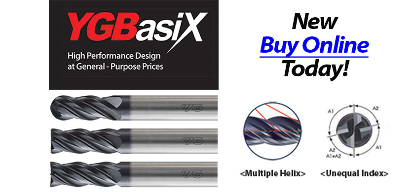 YG BasiX Multiple Helix HP End Mills