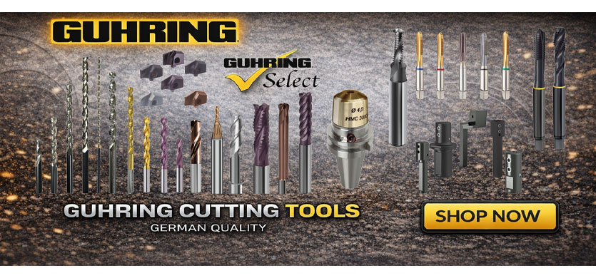 Guhring carbide drills and end mills premium German quality cutting tools with CNC machining